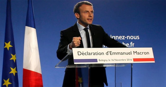 ប្រធានាធិបតីប្រទេសបារាំង Emmanuel Macron ។ រូបភាព ពី AFP