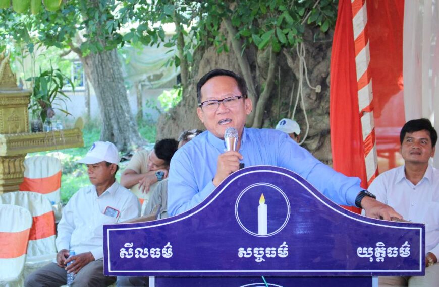 មន្រ្តីបក្សភ្លើងទៀនដាក់ឱ្យពលរដ្ឋពិចារណា ខណៈបក្សដែលមានអ្នកគាំទ្រត្រូវផាត់ចេញពីការបោះឆ្នោត