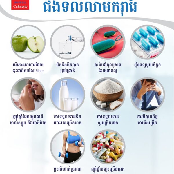 មូលហេតុសំខាន់ៗនៃជំងឺទល់លាមករ៉ាំរ៉ៃ!